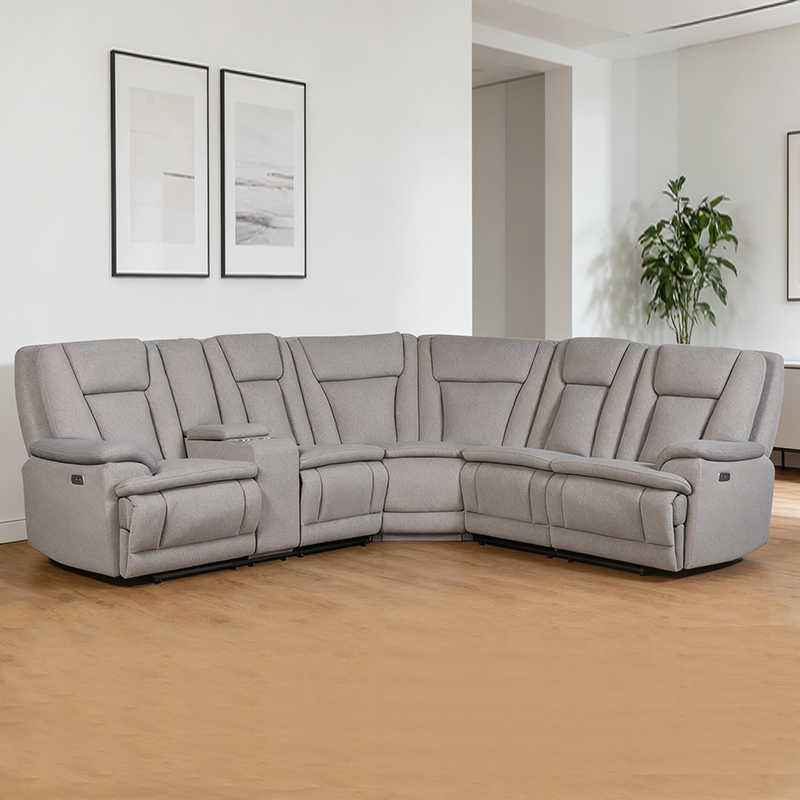 Sofa keratan sandar berkuasa 104'', sofa sandaran ruang tamu modular 