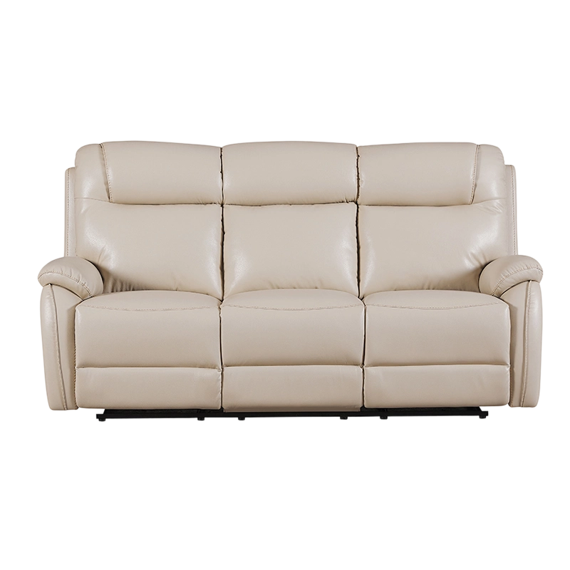 Set Sofa Baring Manual Padanan Kulit 3 Keping