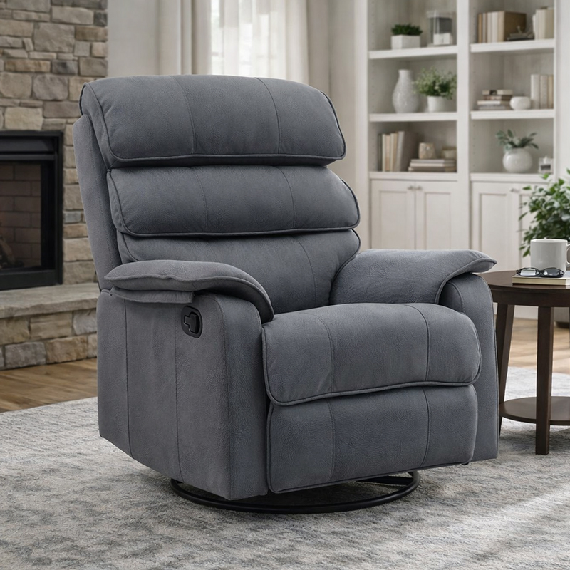 Fabrik Manual Overstuffed Lembut Goyang Kerusi Kerusi Sofa untuk Ruang Tamu