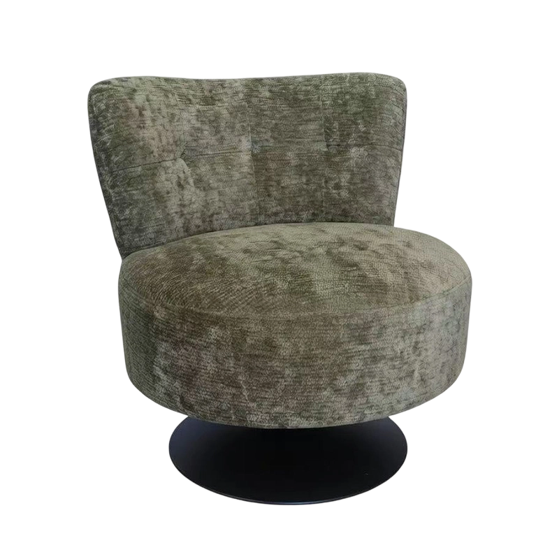 Kerusi Aksen Pusing 360° Berlapis Baldu